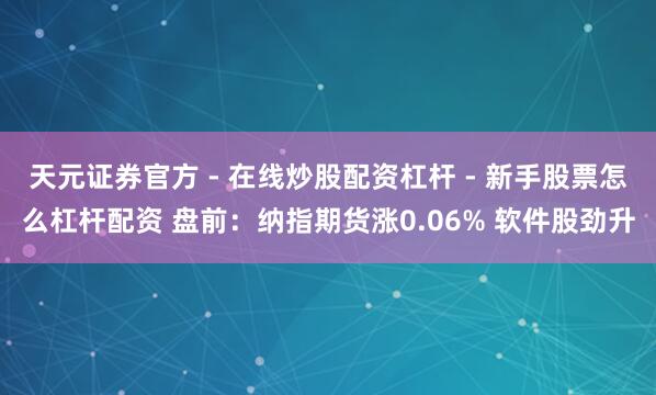 天元证券官方 - 在线炒股配资杠杆 - 新手股票怎么杠杆配资 盘前：纳指期货涨0.06% 软件股劲升
